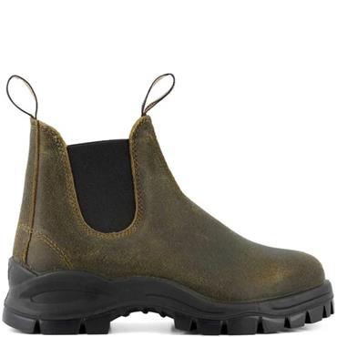 BLUNDSTONE LADIES CHELSEA ANKLE BOOT - DARK OLIVE